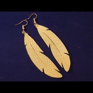 Faux Leather Earrings